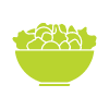 green salad bowl filled with fresh vegetables and greens healthy meal option recipes